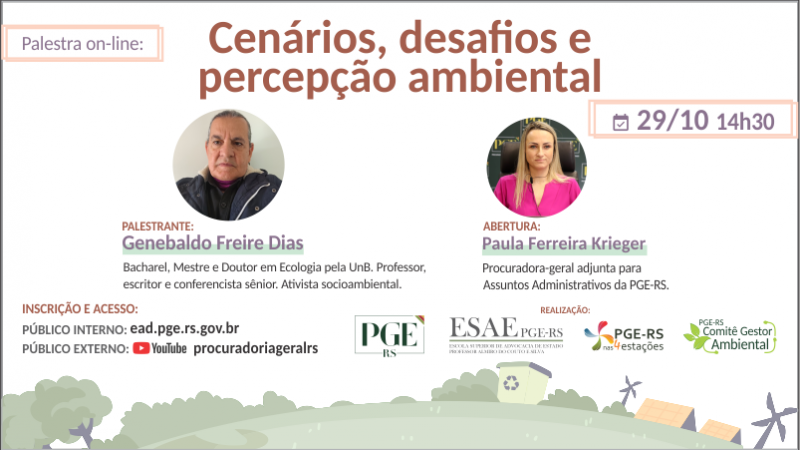 PGE RS nas 4 estações Cenários, desafios e percepção ambiental 29102021