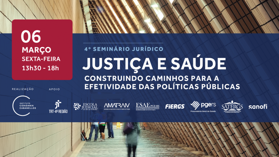 PGE-RS aborda constru&ccedil;&atilde;o de solu&ccedil;&otilde;es inovadoras na judicializa&ccedil;&atilde;o da sa&uacute;de em semin&aacute;rio 